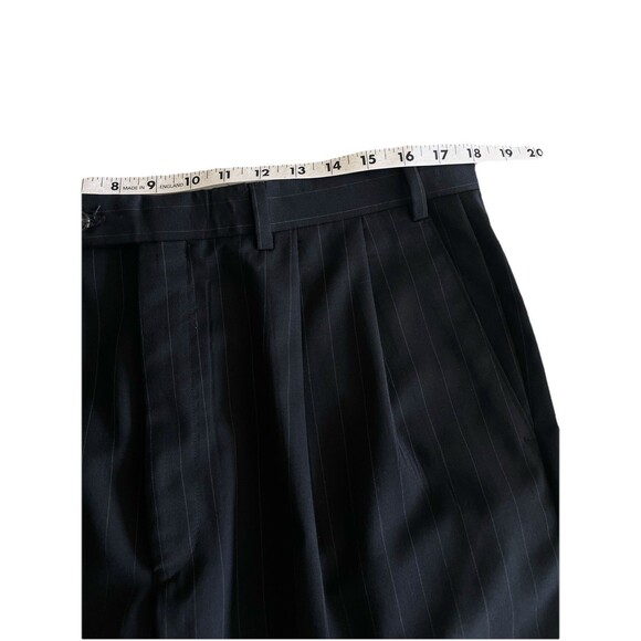 Lauren Ralph Lauren Men’s 2pc Suit 46L 36x27 Wool Pinstriped Classic Americana - Picture 16 of 16